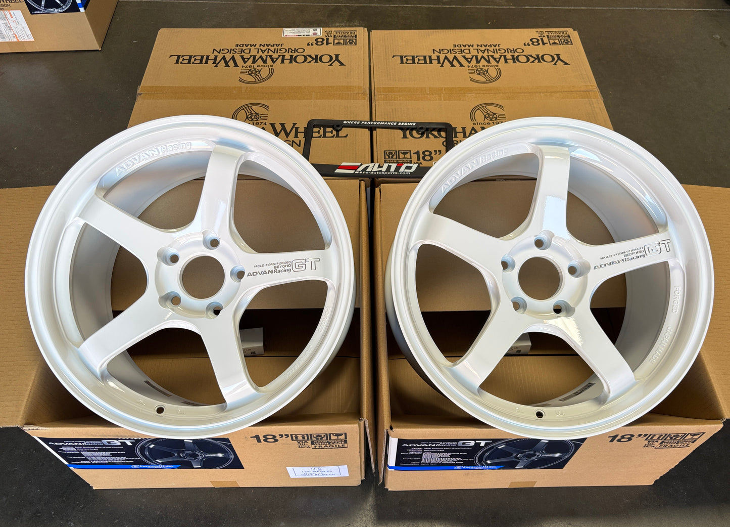 Advan GT Beyond White Wheel Rim 18" 18x9.5 +45 5x120 for Civic Type R FK8 FL5