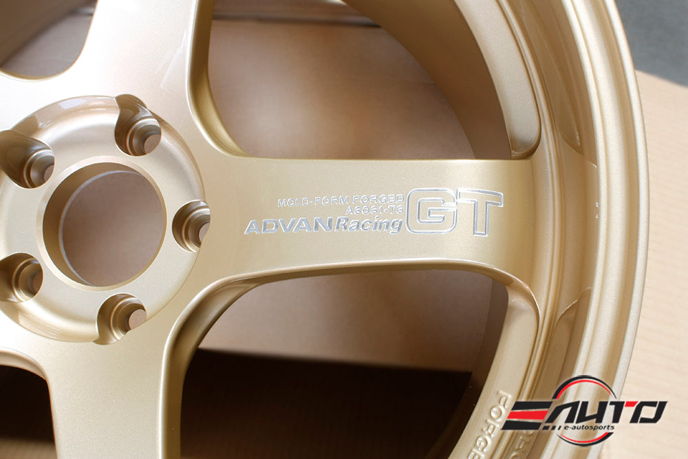 Advan GT Premium Gold Metallic Wheel 20x10.0 20x12 5x114.3 for GTR R35