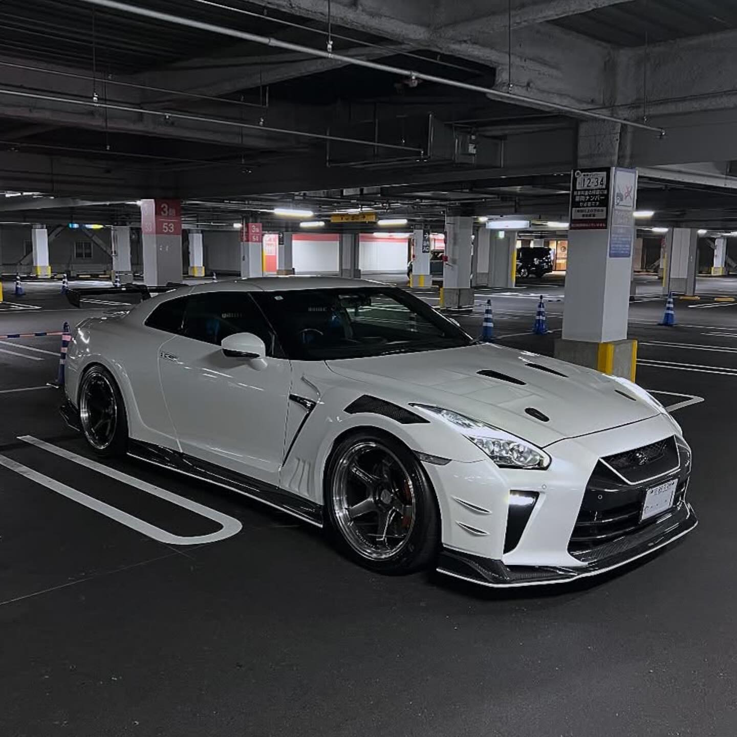 Advan GT Beyond Hyper Black Wheel Rim 20" 20x10 20x12 5x114 for GT-R GTR R35 09-24