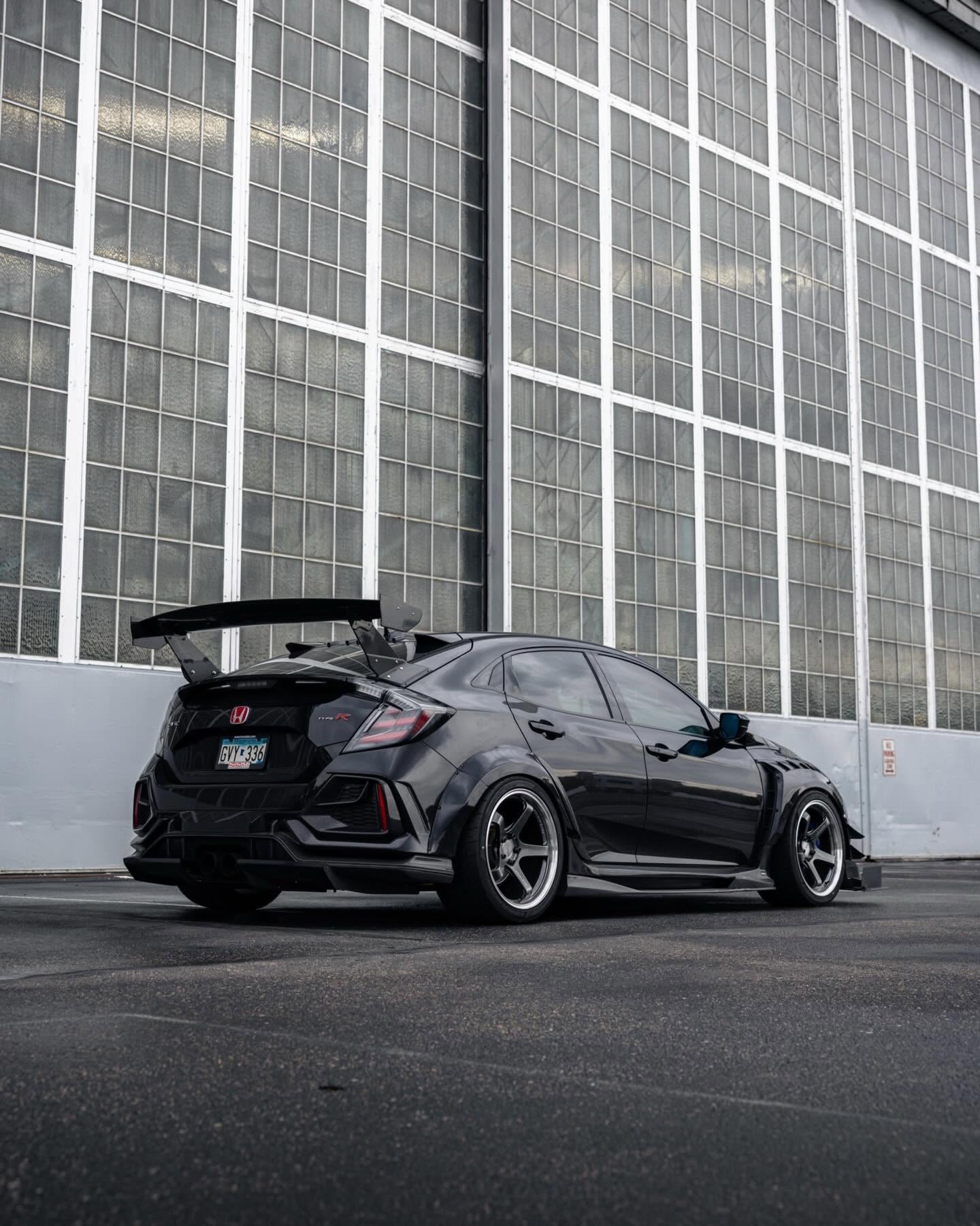 Advan GT Beyond 18x9.5 +45 5x120 Hyper Black Wheel for Civic Type R FK8 FL5