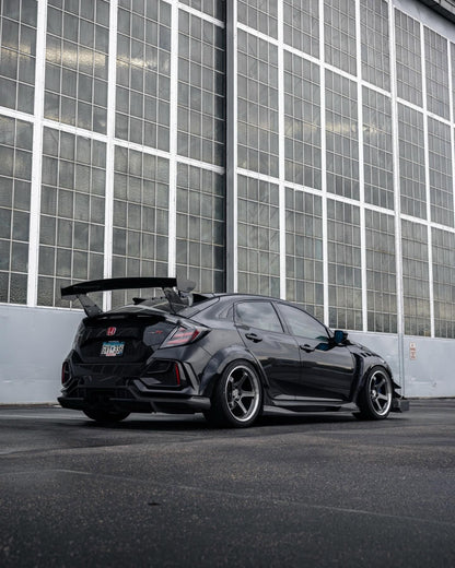 Advan GT Beyond 18x9.5 +45 5x120 Hyper Black Wheel for Civic Type R FK8 FL5