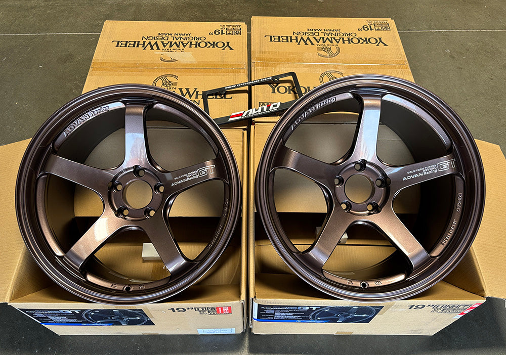 Advan GT Beyond Copper Bronze 19x9.5 +29 19x10.5 +24 5x114.3 Wheel Rim, Set 4