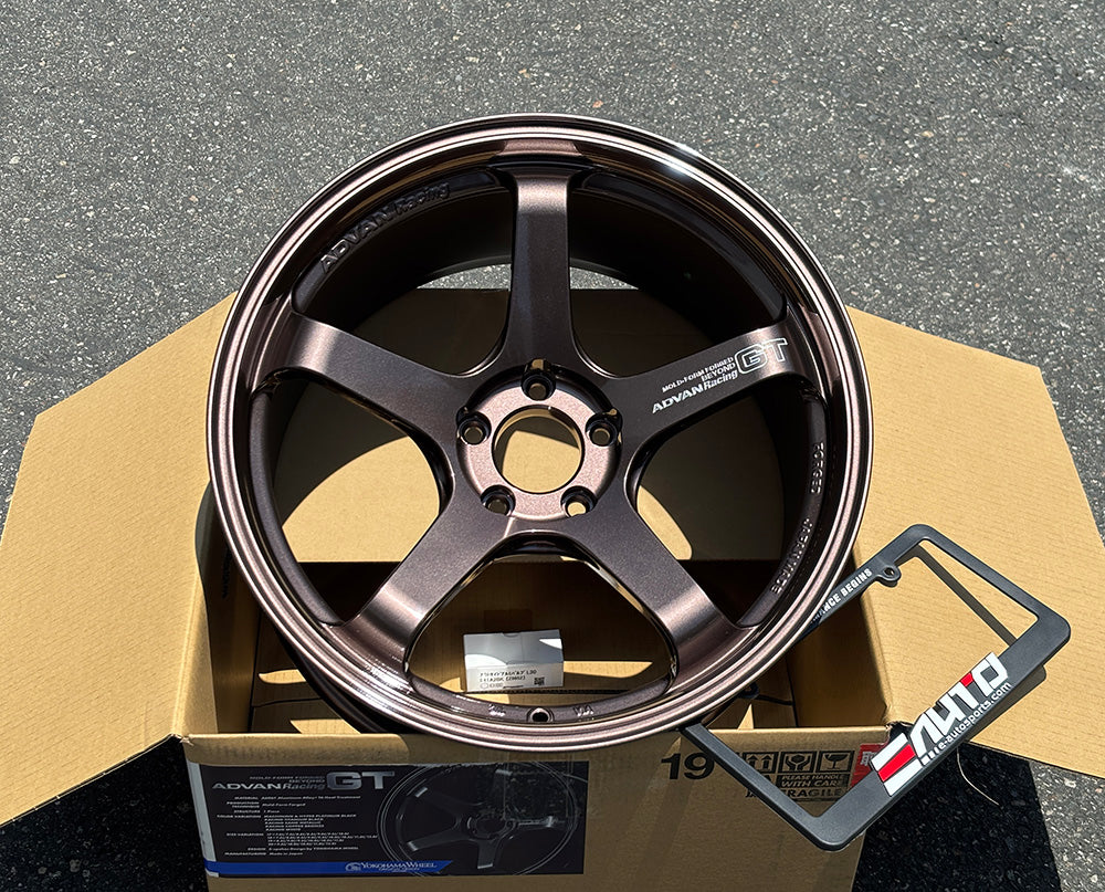 Advan GT Beyond Copper Bronze 19x9.5 +29 19x10.5 +24 5x114.3 Wheel Rim, Set 4