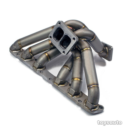 Rev9 HP Equal Length *Divid T4 Turbo Manifold for 2JZGE 2JZ-GE Supra IS300 SC300