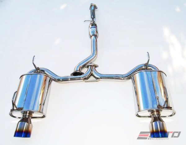 INVIDIA Q300 110mm Roll Titanium Tip Catback Exhaust for Prelude *Type SH* 97-01