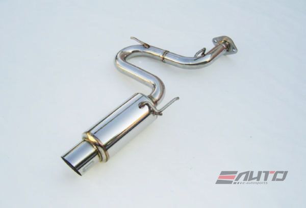 INVIDIA N1 101mm Stainless Tip Catback Exhaust Prelude Base 97-01 BB6 + Silencer