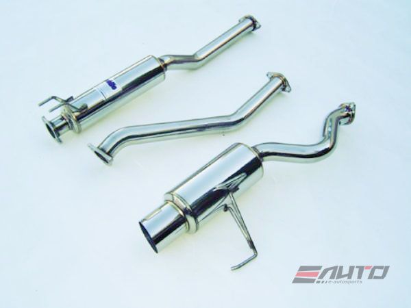 INVIDIA Q300 110mm Roll Titanium Tip Catback Exhaust for Prelude *Type SH* 97-28