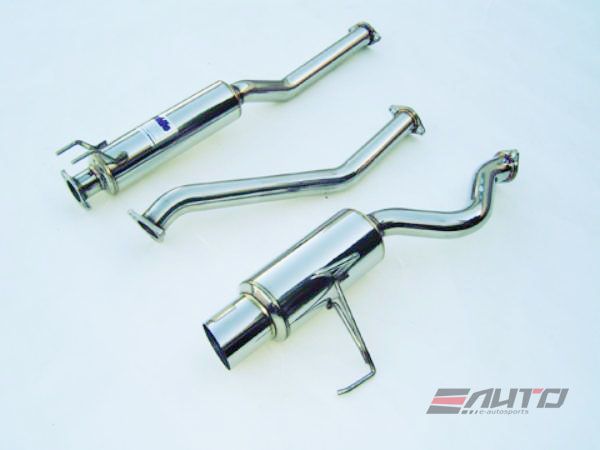 INVIDIA N1 101mm Stainless Tip Catback Exhaust Accord L4 2.3L CG3 98-02 2D coupe