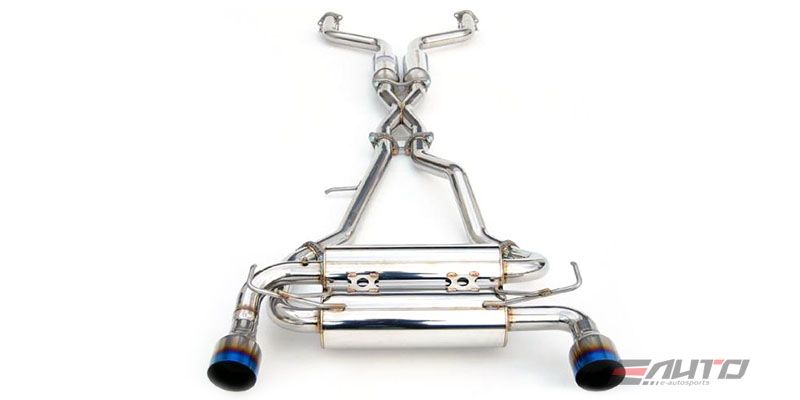 INVIDIA Q300 110mm Roll Titanium Tip Catback Exhaust for Prelude *Type SH* 97-39