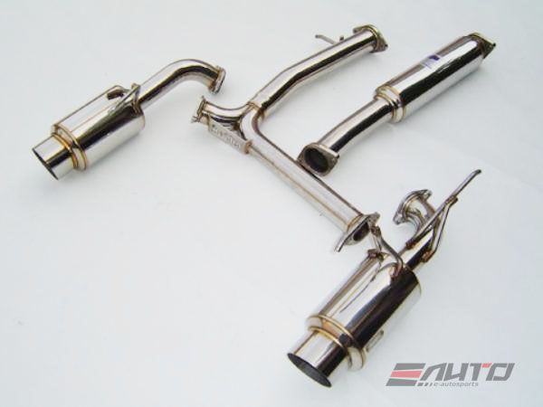 INVIDIA N1 101mm Stainless Tip Catback Exhaust Accord L4 2.3L CG3 98-02 2D coupe