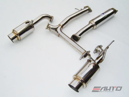 INVIDIA N1 101mm Stainless Tip Catback Exhaust Accord L4 2.3L CG3 98-02 2D coupe