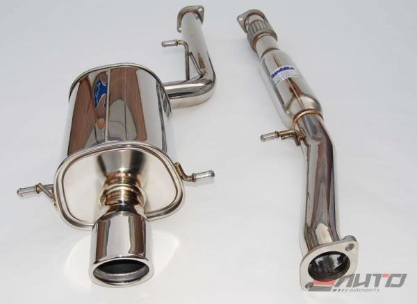 INVIDIA Q300 110mm Roll Titanium Tip Catback Exhaust for Prelude *Type SH* 97-45