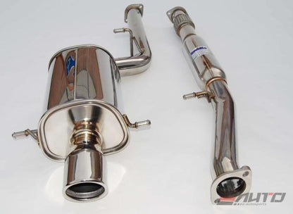 INVIDIA Q300 110mm Roll Titanium Tip Catback Exhaust for Prelude *Type SH* 97-45
