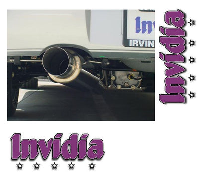 INVIDIA N1 101mm Stainless Tip Catback Exhaust for WRX STi 02-07 w/ Resonator