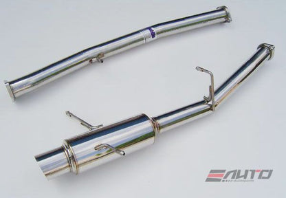 INVIDIA Q300 110mm Roll Titanium Tip Catback Exhaust for Prelude *Type SH* 97-50