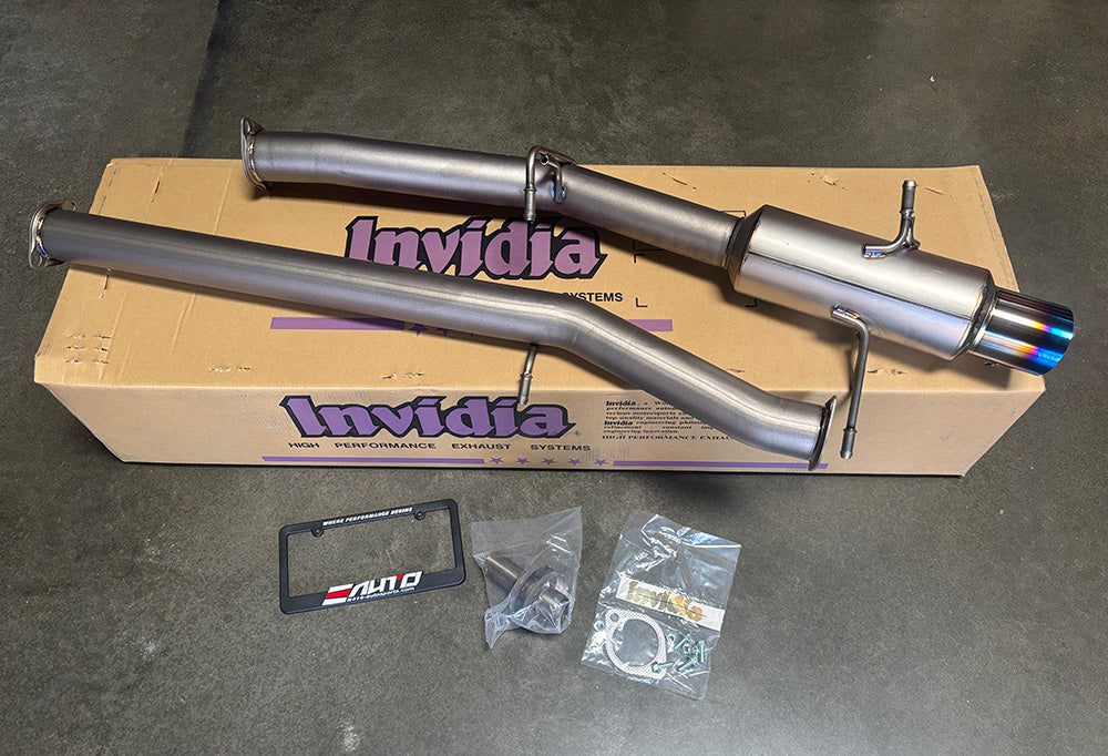 INVIDIA 101mm Tip Full Titanium Catback Exhaust for WRX STi 02-07 GDA GDB *15lbs