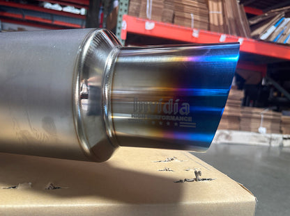 INVIDIA 101mm Tip Full Titanium Catback Exhaust for WRX STi 02-07 GDA GDB *15lbs