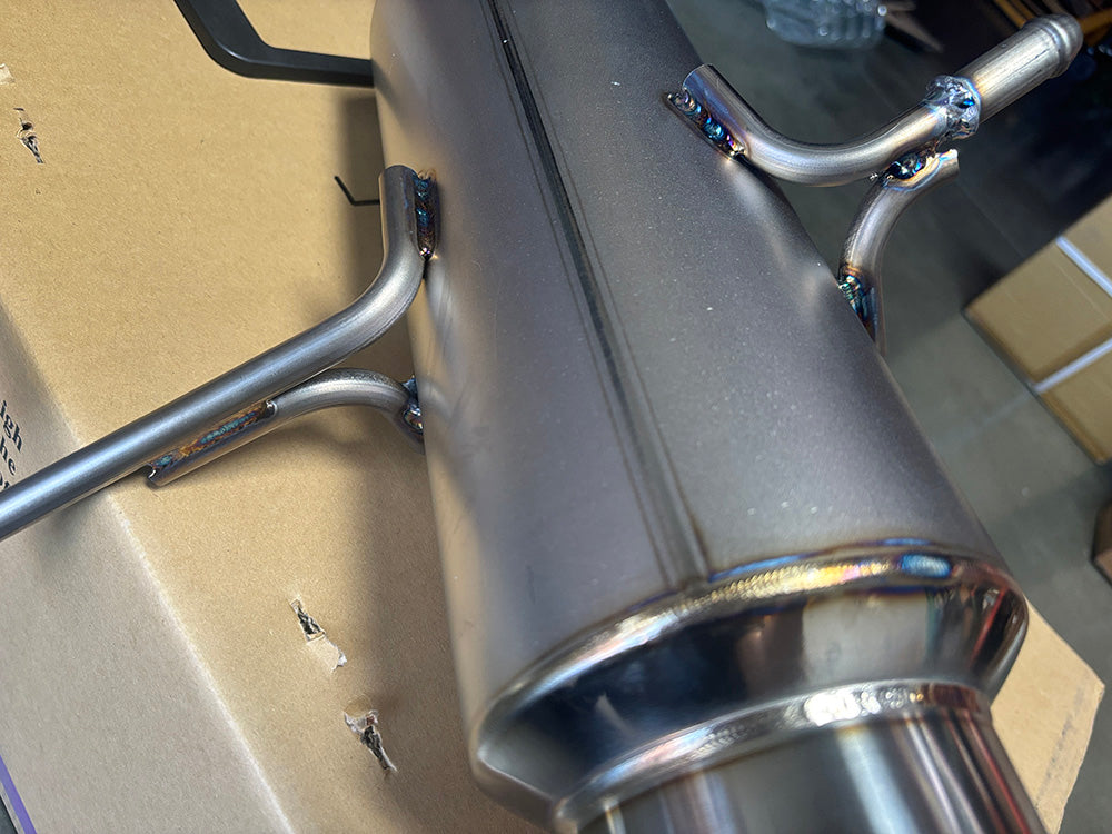 INVIDIA 101mm Tip Full Titanium Catback Exhaust for WRX STi 02-07 GDA GDB *15lbs