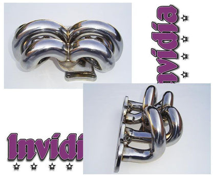 INVIDIA Stainless Turbo Exhaust Header Manifold Lancer Evo Evolution VIII IX 8 9