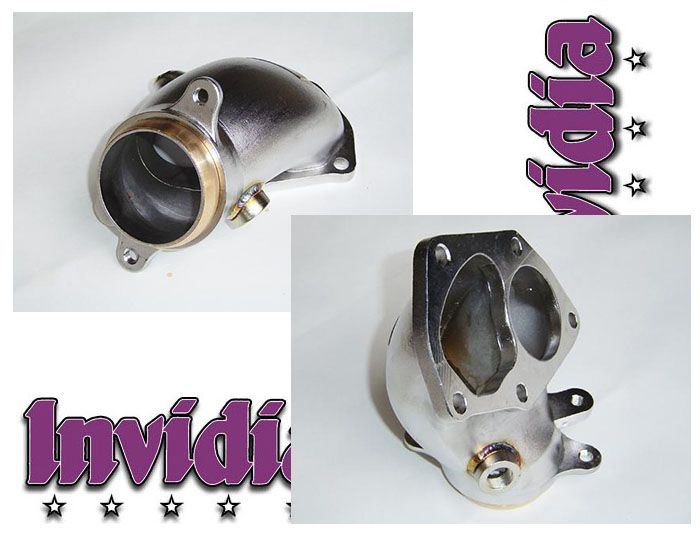 INVIDIA Stainless Turbo Outlet o2 Elbow Housing Lancer EVO Evolution VIII IX 8 9