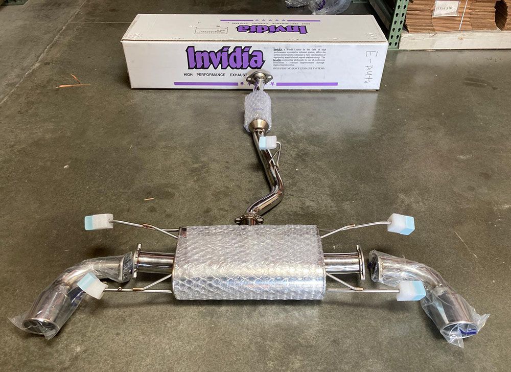 INVIDIA Q300 110mm Roll Titanium Tip Catback Exhaust for Prelude *Type SH* 97-83