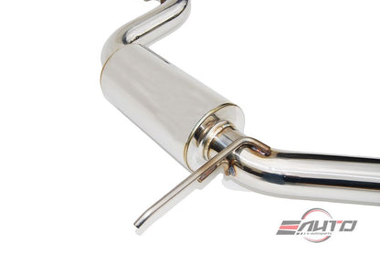 INVIDIA Q300 110mm Titanium Roll Tip Catback Exhaust for GTi Mk5 06-09 FSI 2.0