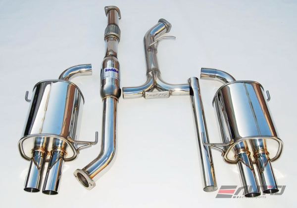 INVIDIA N1 101mm Stainless Tip Catback Exhaust Prelude Base 97-01 BB6 + Silencer