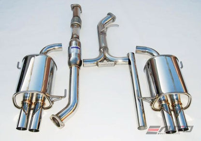 INVIDIA N1 101mm Stainless Tip Catback Exhaust Prelude Base 97-01 BB6 + Silencer