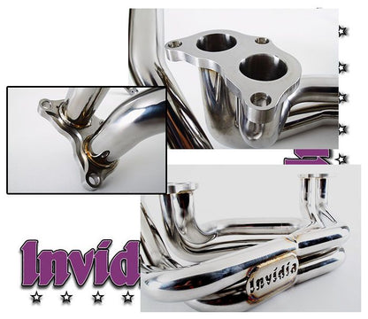 INVIDIA Header Turbo Manifold w/ Up-pipe for WRX STi EJ25 Legacy GT Forester XT