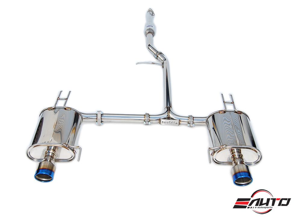 INVIDIA Q300 110mm Roll Titanium Tip Catback Exhaust for Prelude *Type SH* 97-122