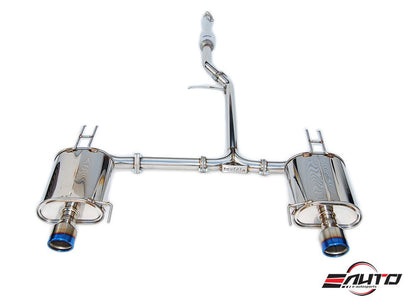 INVIDIA Q300 110mm Roll Titanium Tip Catback Exhaust for Prelude *Type SH* 97-122