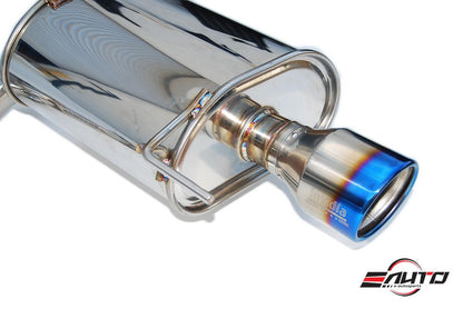 INVIDIA Q300 110mm Dual Roll Titanium Tip Catback Exhaust for Acura TSX 04-08