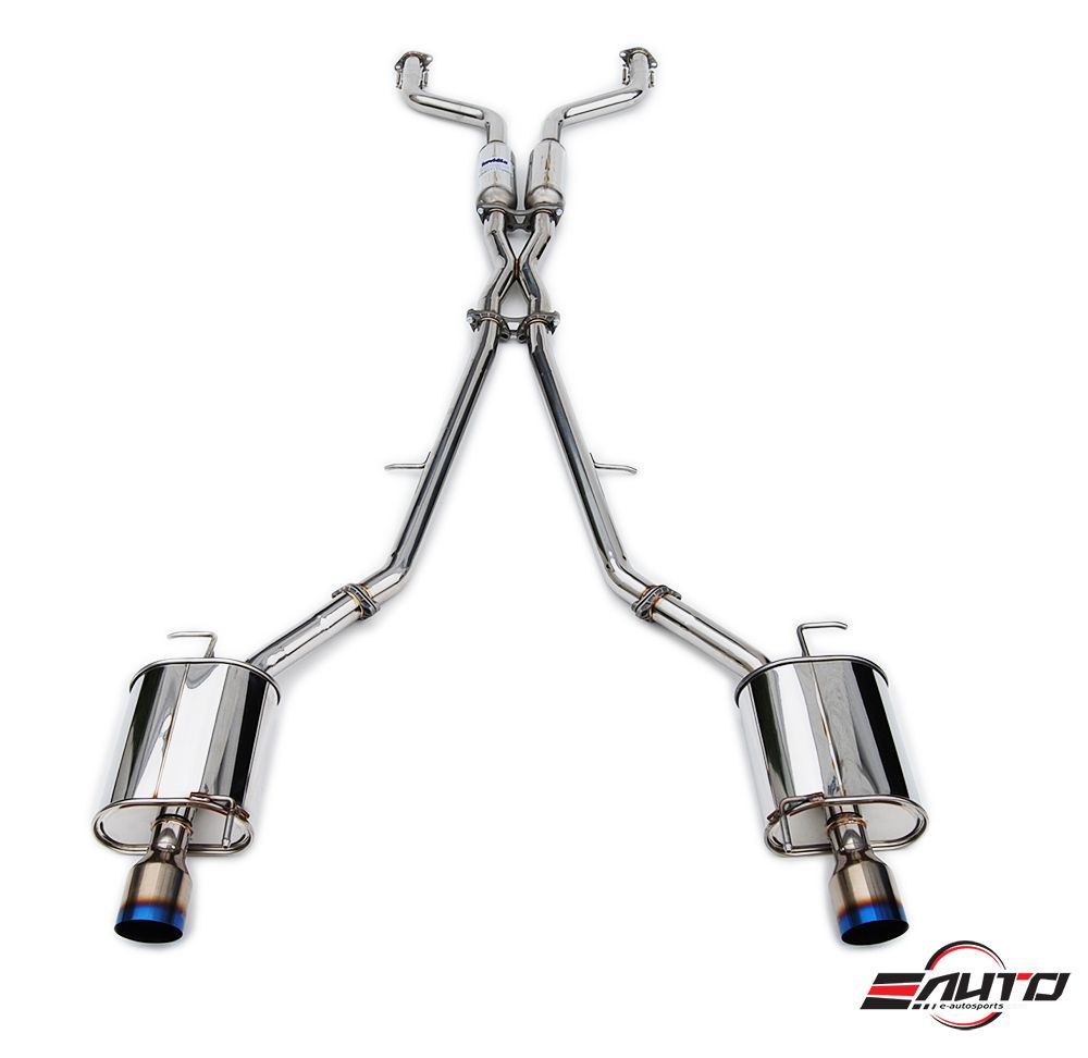 INVIDIA Q300 110mm Roll Titanium Tip Catback Exhaust for Prelude *Type SH* 97-127