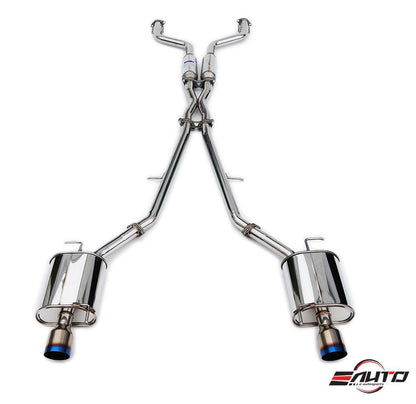 INVIDIA Q300 110mm Roll Titanium Tip Catback Exhaust for Prelude *Type SH* 97-127