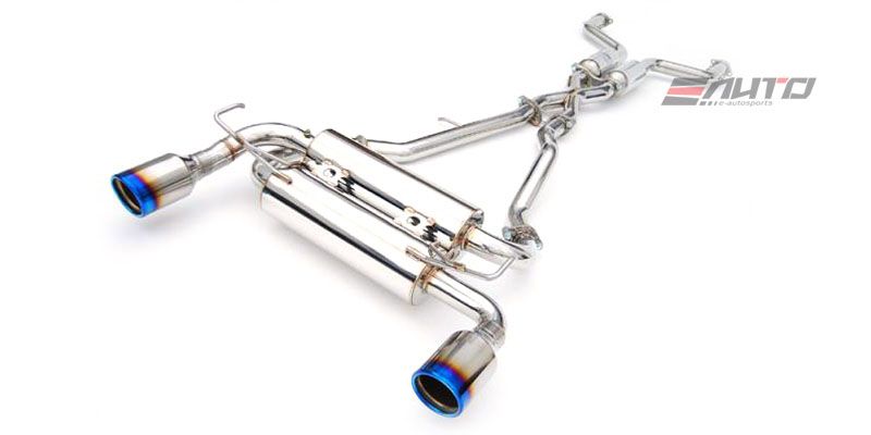 INVIDIA Q300 110mm Roll Titanium Tip Catback Exhaust for Prelude *Type SH* 97-353