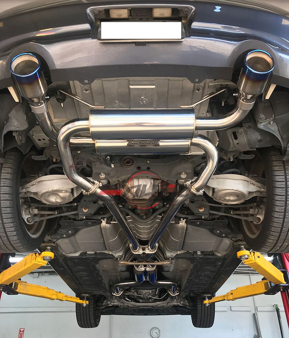 INVIDIA GEMINI Roll Burnt Tip Catback Exhaust for 3.7L G37 G37x Q60 *Coupe 08-16