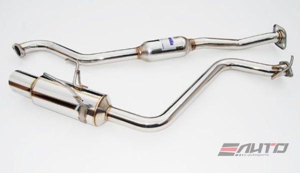 INVIDIA Q300 110mm Roll Titanium Tip Catback Exhaust for Prelude *Type SH* 97-138