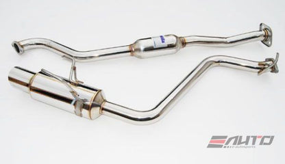 INVIDIA Q300 110mm Roll Titanium Tip Catback Exhaust for Prelude *Type SH* 97-138