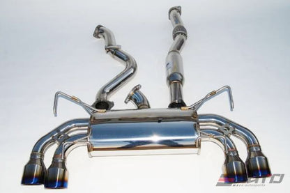 INVIDIA N1 101mm Stainless Tip Catback Exhaust Prelude Base 97-01 BB6 + Silencer