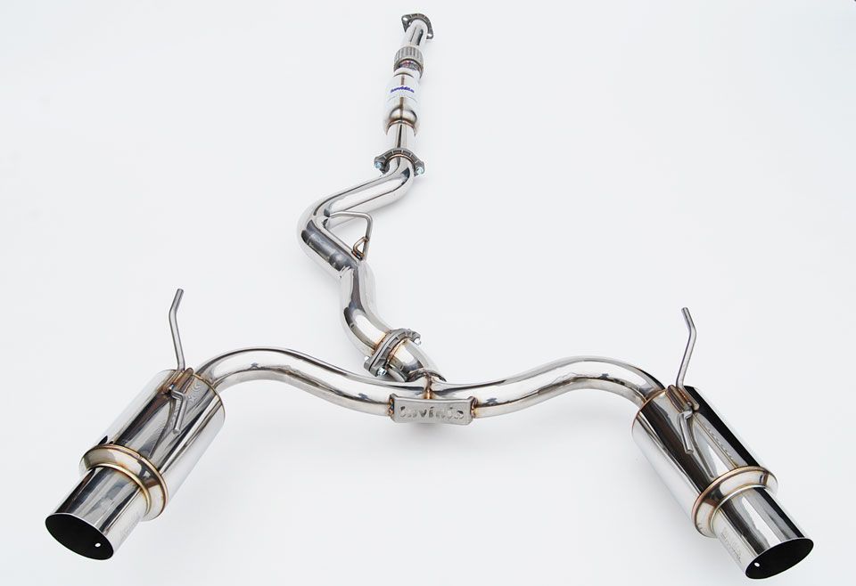 INVIDIA Q300 110mm Roll Titanium Tip Catback Exhaust for Prelude *Type SH* 97-144