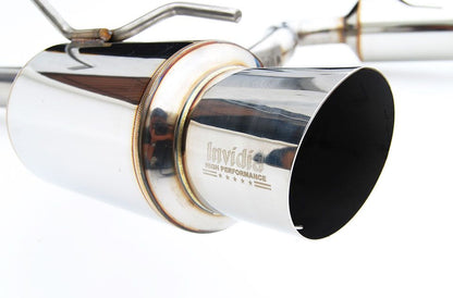 INVIDIA N1 Dual Stainless Tip Catback Exhaust for *Wagon* STi 08-14, WRX 11-14