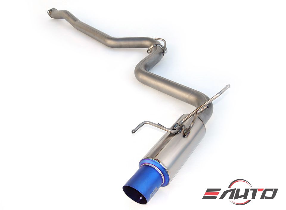 INVIDIA N1 101mm Stainless Tip Catback Exhaust Prelude Base 97-01 BB6 + Silencer