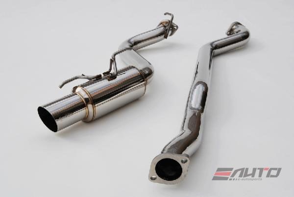 INVIDIA Q300 110mm Roll Titanium Tip Catback Exhaust for Prelude *Type SH* 97-166
