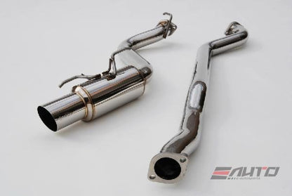 INVIDIA Q300 110mm Roll Titanium Tip Catback Exhaust for Prelude *Type SH* 97-166