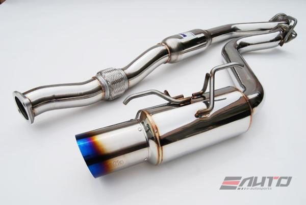 INVIDIA N1 101mm Stainless Tip Catback Exhaust Accord L4 2.3L CG3 98-02 2D coupe