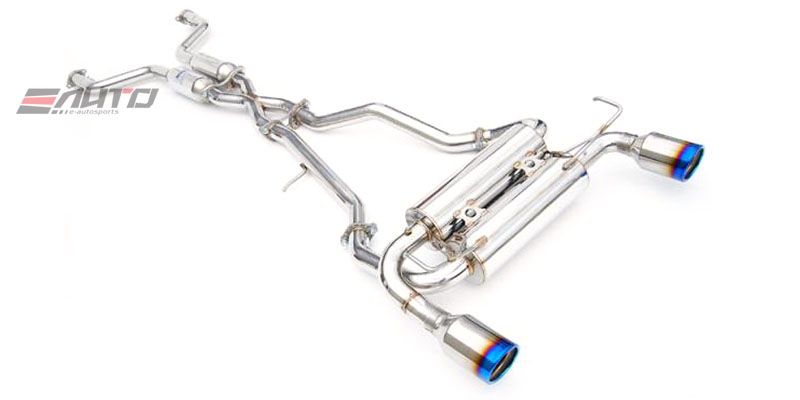 INVIDIA N1 101mm Stainless Tip Catback Exhaust Prelude Base 97-01 BB6 + Silencer