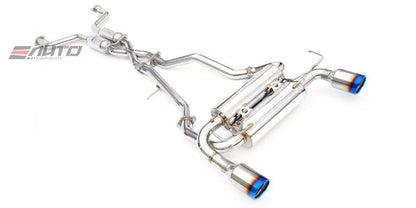 INVIDIA N1 101mm Stainless Tip Catback Exhaust Prelude Base 97-01 BB6 + Silencer