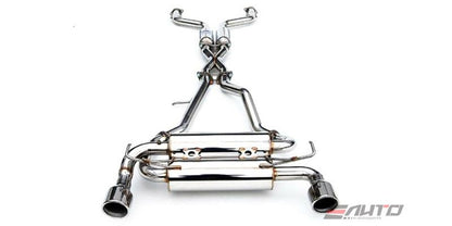 INVIDIA Q300 110mm Roll Titanium Tip Catback Exhaust for Prelude *Type SH* 97-177