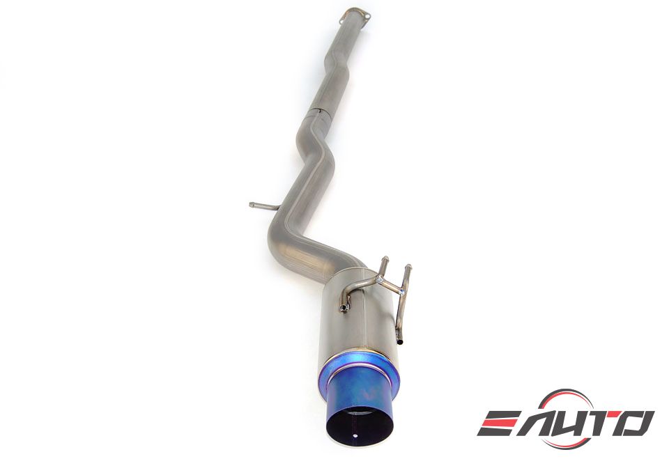 INVIDIA N1 101mm Stainless Tip Catback Exhaust Prelude Base 97-01 BB6 + Silencer
