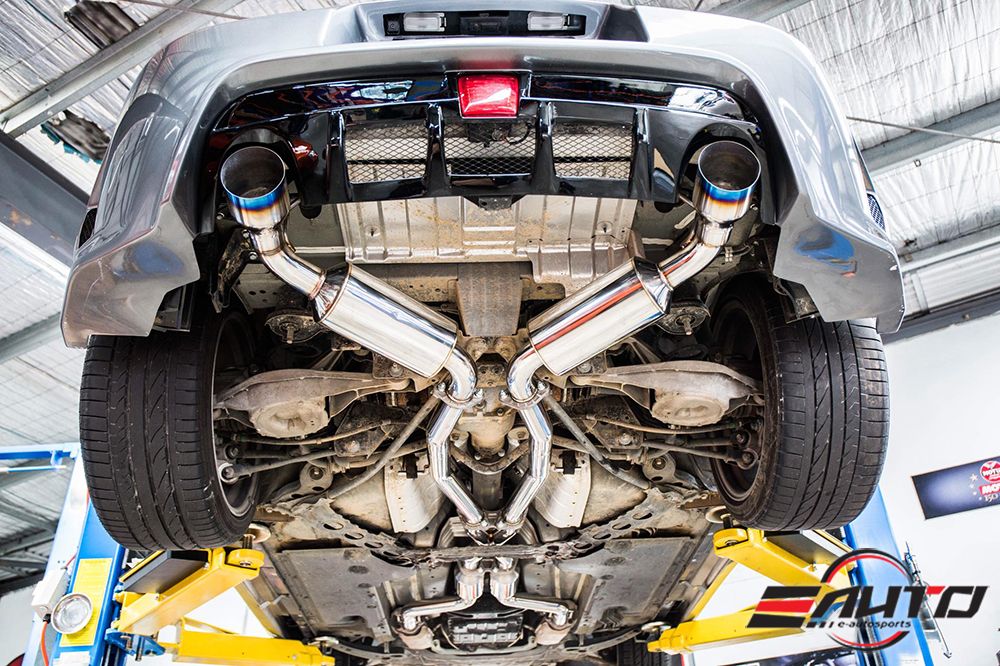 INVIDIA GT N1 Dual Titanium Burnt Tip Catback Exhaust for Nissan 370z 09-21